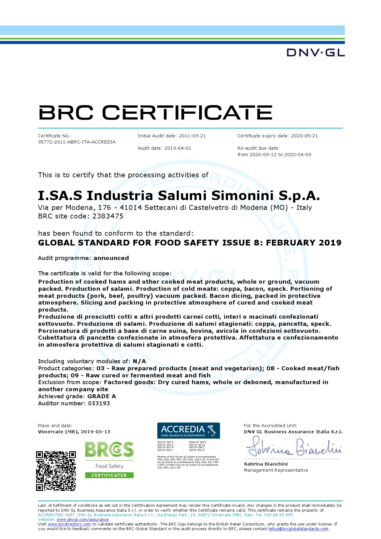 Certificato BRC 2019 - Cert 95772-2011-ABRC-ITA-ACCREDIA rev7 (1)-1.jpg
